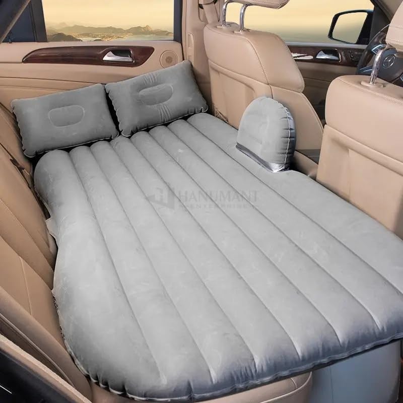 EXPORTTANZA Car Inflatable Bed with Pump 2 Air PillowQuick Inflatable Back Seat BedCar Inflatable MattressCar Bed MattressCar Bed for KidsTravelTripsCampingPicnic Multicolor - Image 2