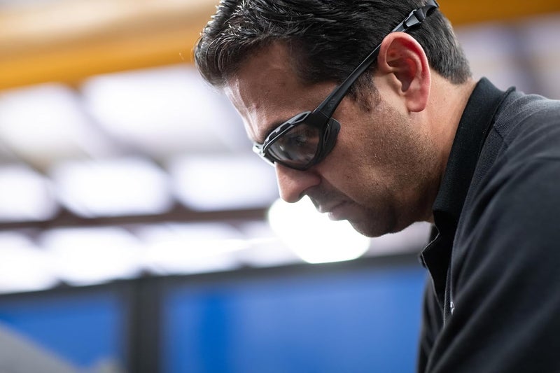 Pyramex Safety نظارات بايرامكس سيفتي هايلاندر XP مع عدسة مضادة للضباب واضحة وإطار أسود-رمادي - Image 5