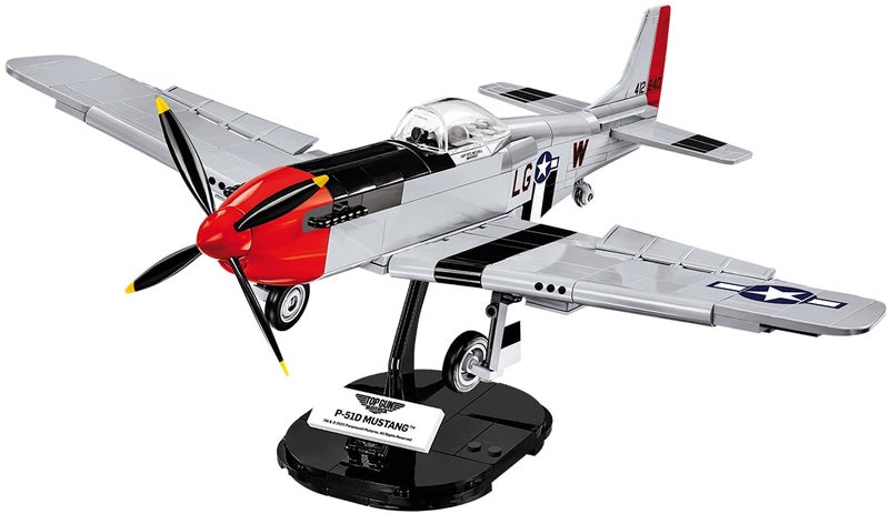 COBI TOP Gun Maverick Mustang P51D Plane Building Set 350 Pieces - Image 2