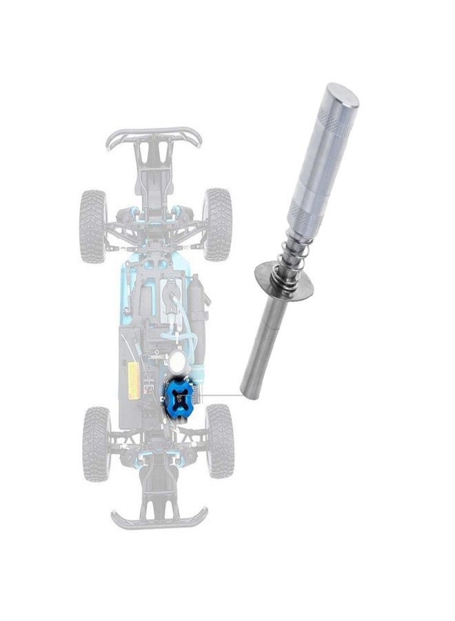 Chanjorlin 1/10 1/8 RC Car Glow Plug Igniter Starter Nitro Engine Start Tool Support AA Batteries Power for 1:8 1:10 Scale Crawler Buggy Monster Truck Car Boat Plane Traxxas Tamiya Titanium - Image 5