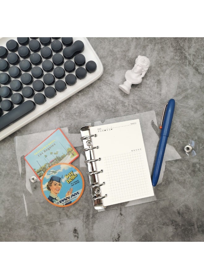 Zelten 1 Pack A7  45 Sheets/90 Pages FavoritesLoose Leaf Punched Paper Refills Paper for 6 Hole Binder Personal Organizer Diary Notebook Refillable Planner - Image 3