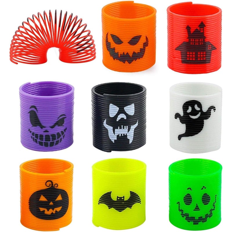 JOHOUSE 40PCS Halloween Magic Coil Springs for Kids Fidget Stress Toys for Halloween Party Favors Trick or Treat Toys Bag Stuffers Classroom Giveaways Carnival Prizes - Image 2