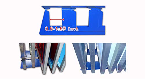 TECHTONGDA 6 Slot Screen Printing Frame Rack Shelf Storage Holder Desktop Adjustable Silk Screen Frame Rack Drying - Image 3