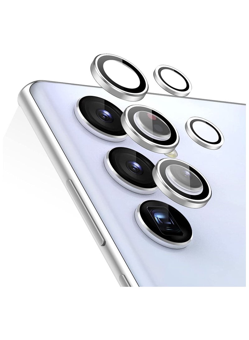 Camera Lens Protector Compatible with Samsung Galaxy S22 Ultra (2022), Scratch-Resistant Ultra-Thin Tempered Glass with Aluminum Edge - Image 1