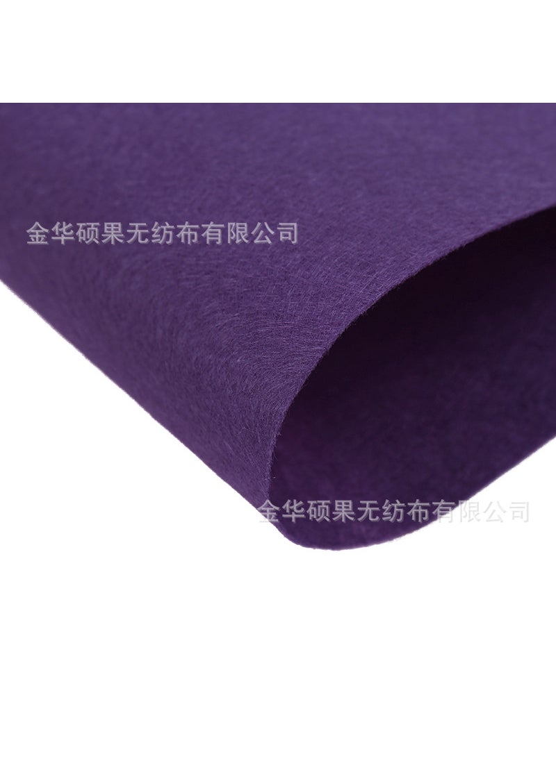 Generic 2MM Thick Colored Felt Fabric for Crafts 1631 Deep Purple 