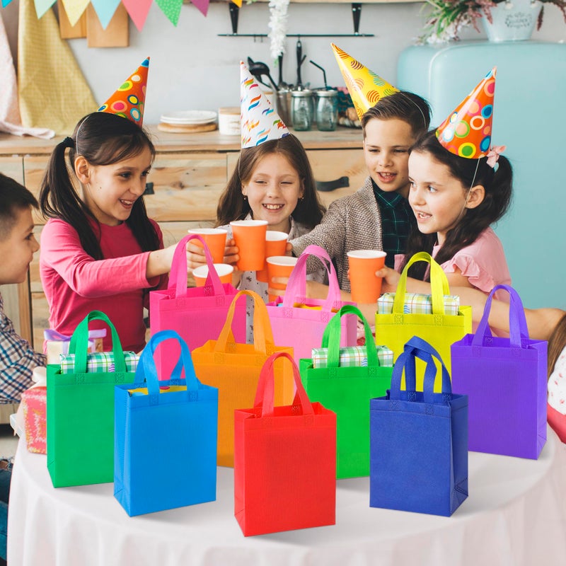 SPERPAND 30Pcs Gift Bags Medium Size, Reusable Goodie Bag, Gift Bags with Handles for Party Favors, Birthday, Baby Shower - Image 2