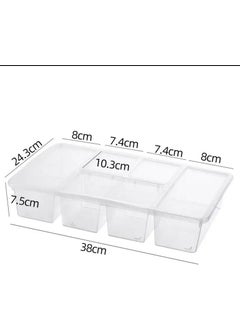 4 Pieces Luna Covered 5 Compartment Refrigerator Organizer Vegetable Rack - Meat Fish Vegetable Organizer - pzsku/Z3D2956ECE0D0B922A039Z/45/_/1729214453/b69dcfa9-31df-4751-833c-a3266c2f4659