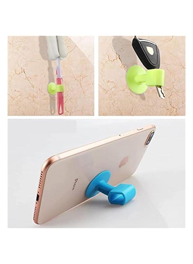 MOXO Outline Door Stop Buffer Silicone Lever Door Handle Stopper  stopper Easy to Install Protect Walls Glass and Furniture from Damage Door per Clear Rubber Door（10）  - Image 3