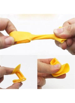 MOXO Outline Door Stop Buffer Silicone Lever Door Handle Stopper  stopper Easy to Install Protect Walls Glass and Furniture from Damage Door per Clear Rubber Door（10）  - Image 5