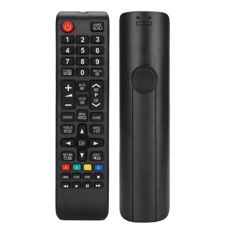 ريموت تلفاز سامسونج BN59-01189A، جهاز تحكم لاسلكي طويل المدى بأزرار كبيرة - متعدد الوظائف مصنوع من مادة ABS للاستخدام العائلي - Image 2