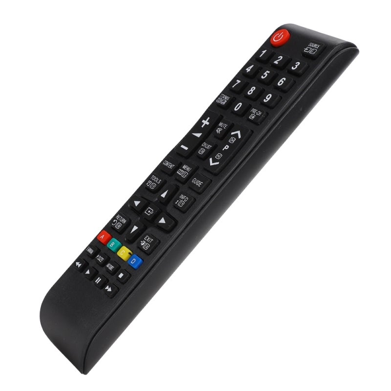 ريموت تلفاز سامسونج BN59-01189A، جهاز تحكم لاسلكي طويل المدى بأزرار كبيرة - متعدد الوظائف مصنوع من مادة ABS للاستخدام العائلي - Image 3