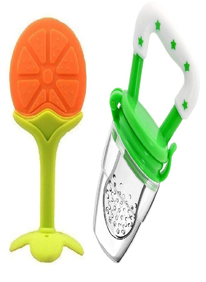 Aplam Chaplam Infant Silicone Fruit Shape Teether For 3 To 6 Months Baby Teether For Baby 6-12 Months |Baby Teether 3-6 Months Babies|Teether For 6 To 12 Months Baby Bpa Free Combo Pack Multicolor6 - Image 1
