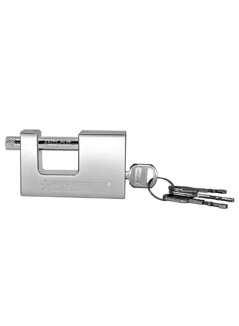 Stargold 90MM Rectangular Pad Lock - Image 1