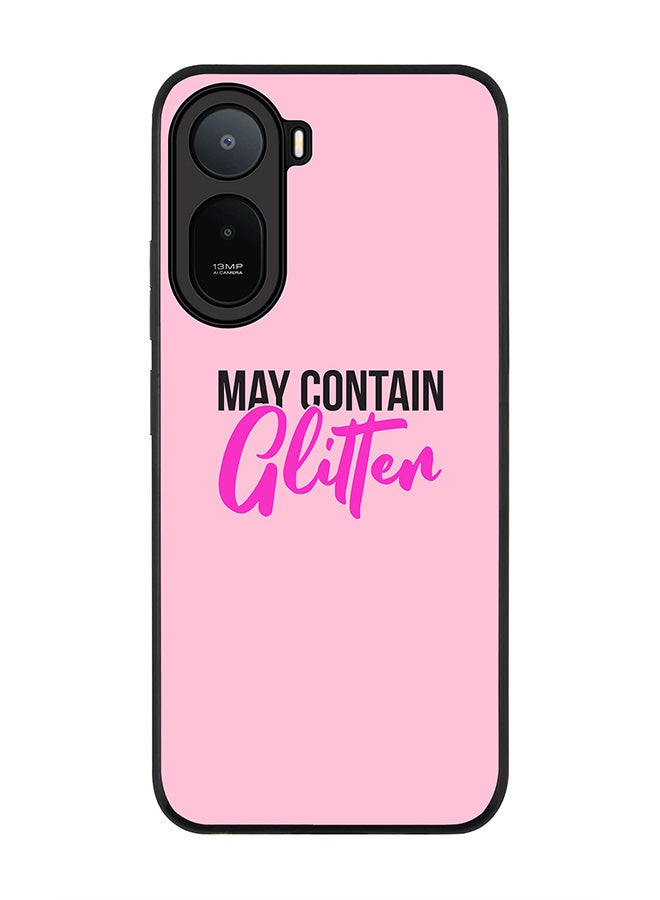 Stylizedd Rugged Case for Xiaomi Redmi A7 Pro 4G / Poco C81 / Poco C81 Pro / Poco C85x 5G- Slim Fit Hybrid Rubber Cover May contain Glitter
