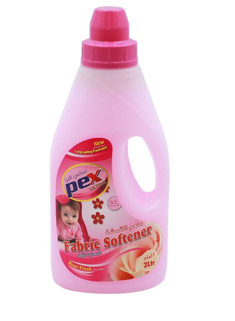 Pex active Fabric Softner Pink 2 Ltr - Image 1
