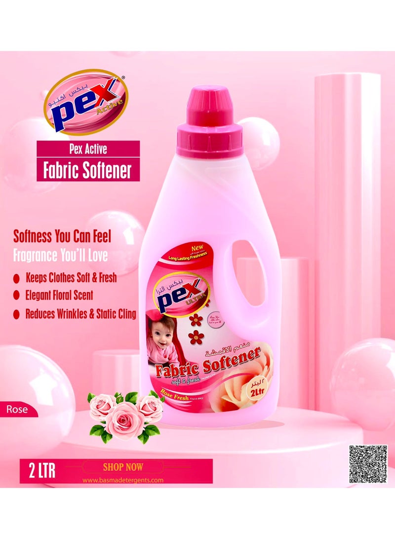 Pex active Fabric Softner Pink 2 Ltr - Image 2