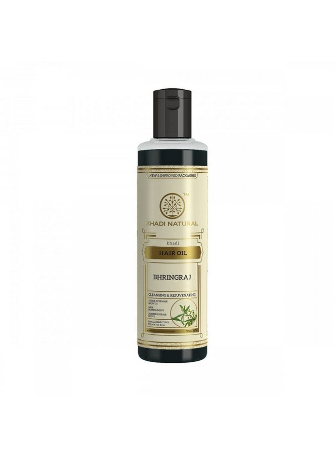 Khadi Natural Amla & Bhringraj Hair Cleanser/Shampoo, 210 Ml With Greentea Aloevera Herbal Hair Conditioner, 210 Ml - Image 4
