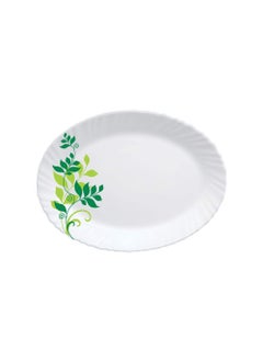 LARAH BY BOROSIL Larah by Borosil Fern Fluted Series Opalware Dinnerset | 33 Pieces for Family of 6 | Microwave & Dishwasher Safe | Bone-Ash Free, Crockery Set for Dining & Gifting | Plates & Bowls, White  - Image 3