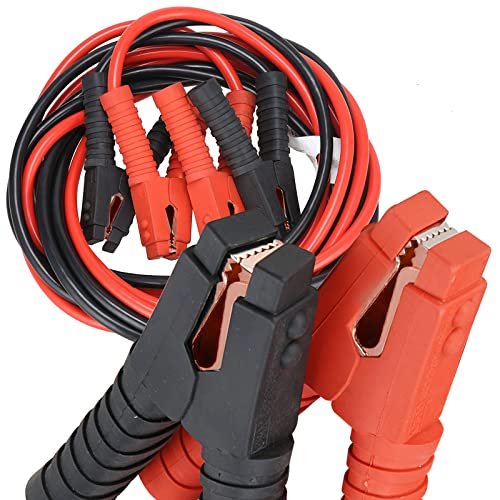 Voilamart Auto Heavy Duty Jumper Cables 1 Gauge 20Ft 3000AMP with Carry Bag Long Automotive Battery Jumper Cable Commercial Grade Booster Cables for Cars Battery Jump start Cables for Trucks Car SUV - Image 1