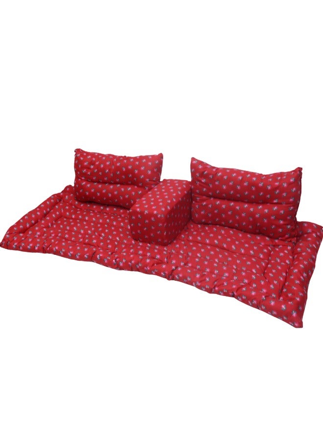 SMART HOME 4 in 1 Luxury Floor Seating Set - Heritage Arabic Majlis, Floor Sofa Set, Furniture for Majlis and Lounges - Image 1