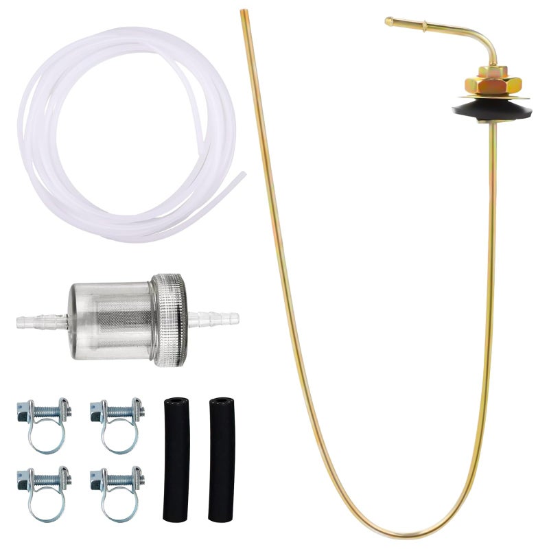 NIULPFZTK 1320399A 35320A Diesel Heater Fuel Tank Standpipe, 650mm x 5mm, Stainless Steel, Automotive Fuel Hoses, White, 1 Count - Image 1