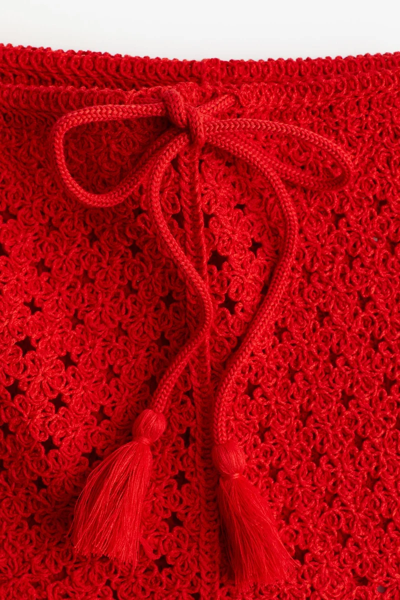 H&M Crochet-look mini shorts