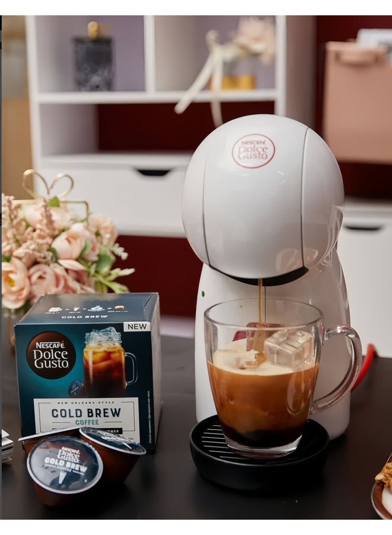 دولسي قوستو آلة قهوة كبسولة نستلي dolce gusto duoqu cool piccolo xs ليتل ستار، منزل شبه أوتوماتيكي، 9781joy، سحابة أبيض (شعار أحمر) - Image 5
