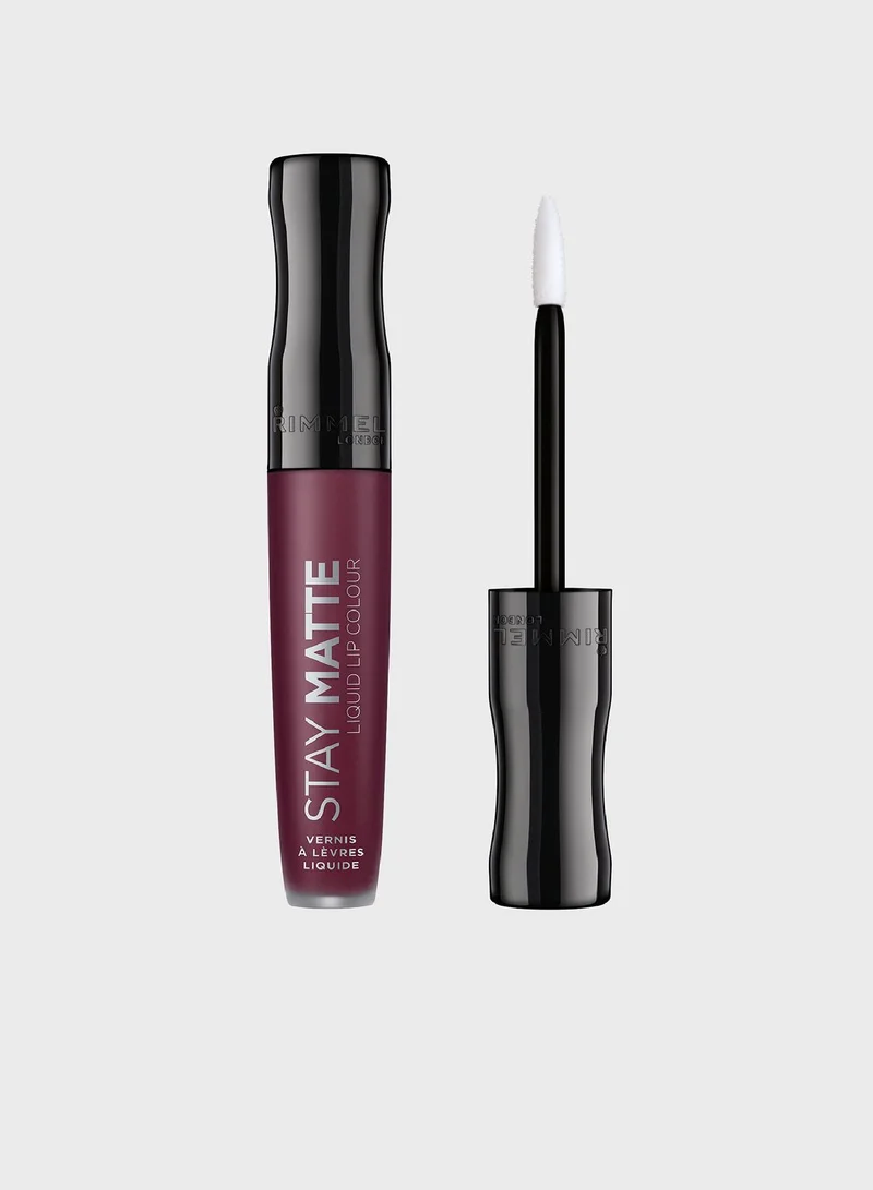 RIMMEL LONDON Stay Matte Liquid Lip Colour- 800 Midnight
