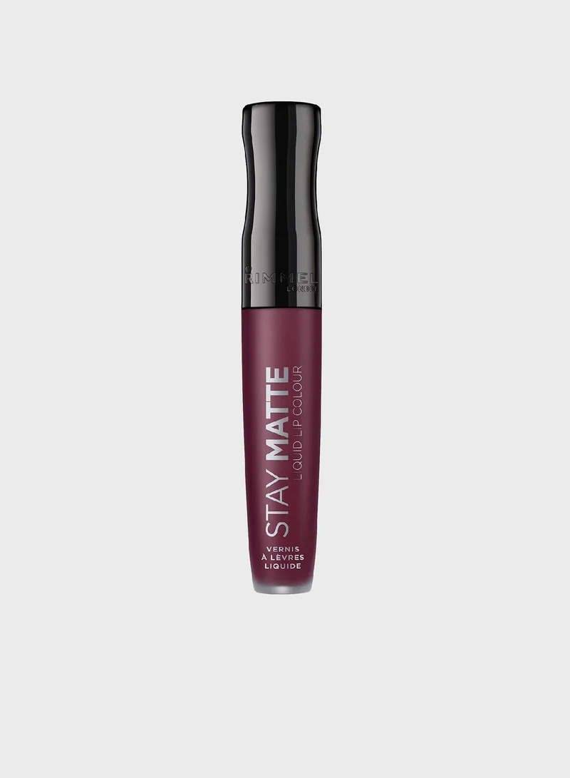 RIMMEL LONDON Stay Matte Liquid Lip Colour- 800 Midnight