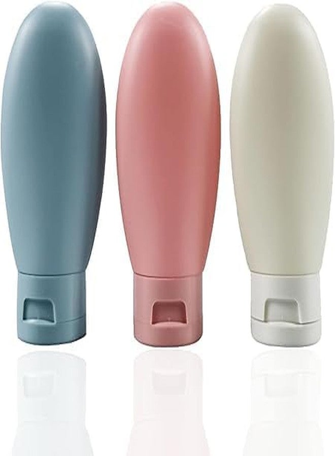 YONIMI Travel Bottles for Toiletries, Pack of 3 Portable Silicone Travel Container Set for Cream, Shampoo, Hand Wash, Lotion Storage,Mini Travel Essentials for Women Travel Accessories - Image 4