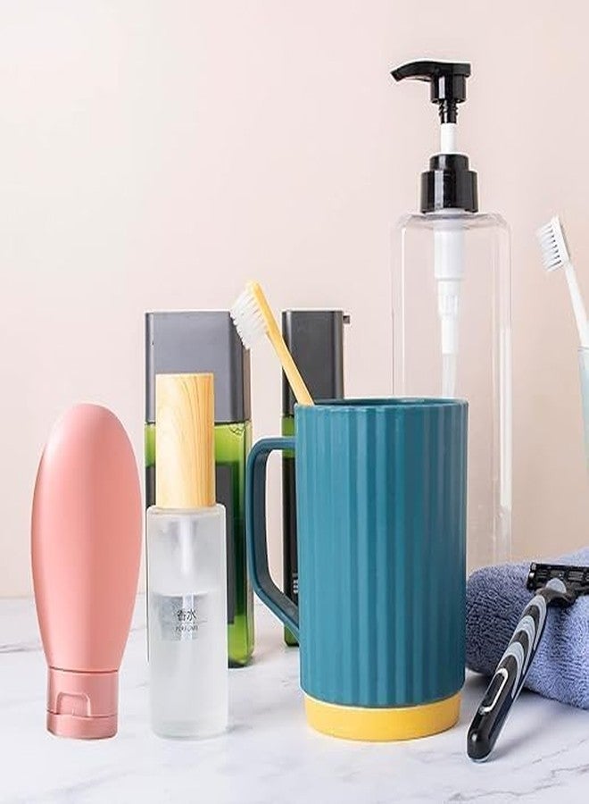 YONIMI Travel Bottles for Toiletries, Pack of 3 Portable Silicone Travel Container Set for Cream, Shampoo, Hand Wash, Lotion Storage,Mini Travel Essentials for Women Travel Accessories - Image 3