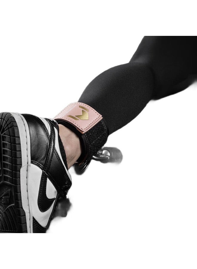 FITTERGEAR Ankle Straps For Cable Machines Leg Workout Equipment - Adjustable Padded Ankle Cuffs For Glute Exercises With Carry Bag - Image 1