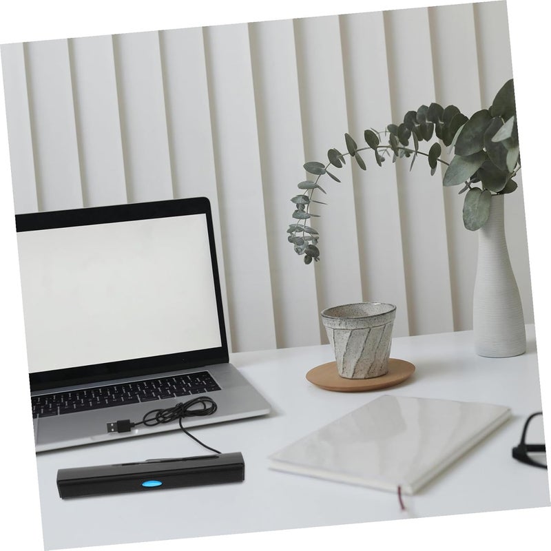 Uonlytech USB Soundbar Speaker for Desktop and Laptop Mini Portable Bar with Surround Sound Compatible with Tablet Mobile and Gaming Devices - Image 5