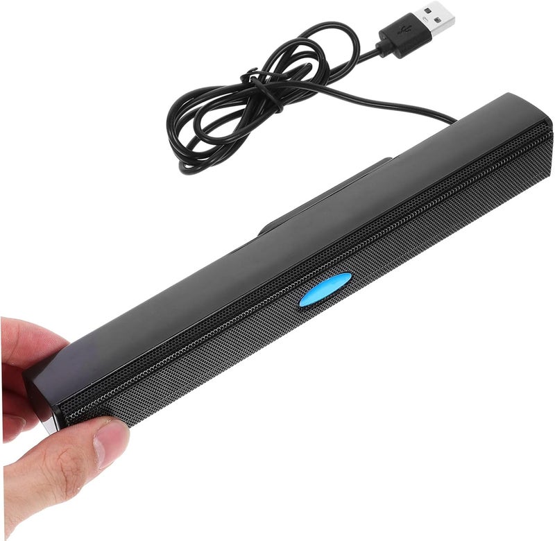 Uonlytech USB Soundbar Speaker for Desktop and Laptop Mini Portable Bar with Surround Sound Compatible with Tablet Mobile and Gaming Devices - Image 4