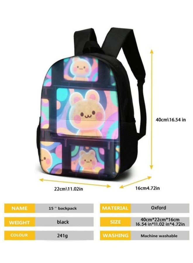 Bright Li Fire Cute cartoon bag set | shoulder + handbag + stationery bag | school season/holiday gift hot recommendation  - Image 5
