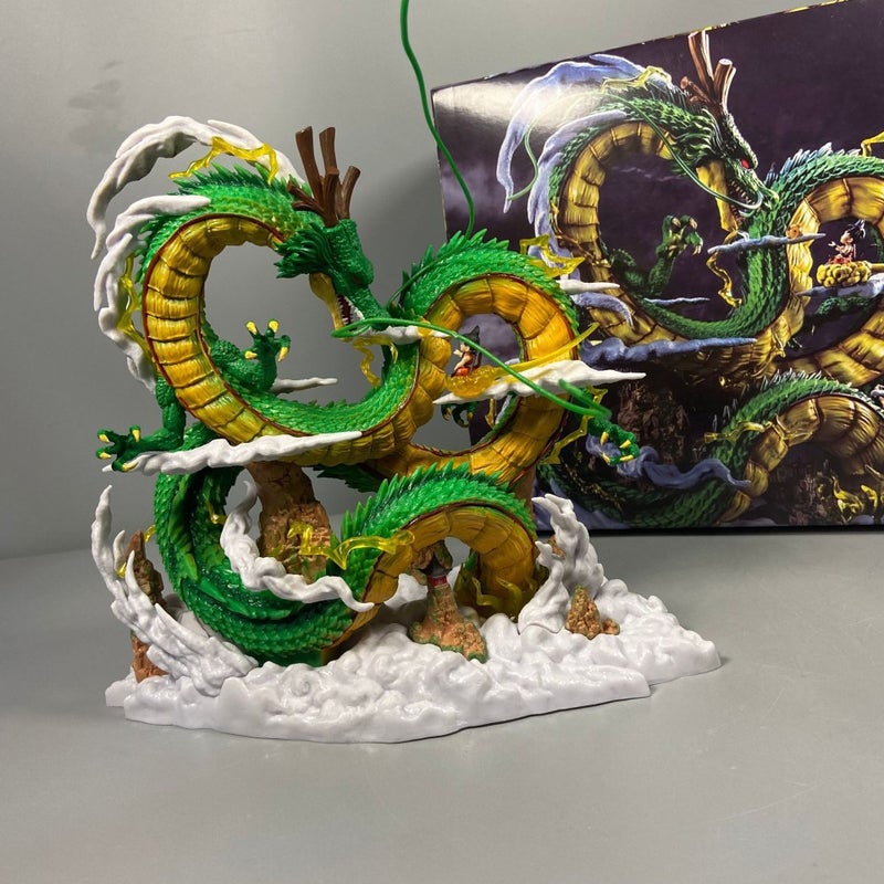Dragon Ball Shenlong & Goku PVC Statue 25cm - Image 1