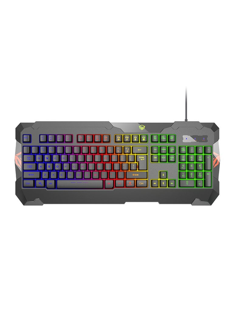 Meetion MT-C505 4 in 1 Gaming Combo Kit Anti Ghost RGB Gaming Keyboard 5+1 Buttons 3200DPI Gaming Mouse, Backlit Gaming Headphone With Omni Directional Microphone, High Precision Gaming Mouse Pad  - Image 3