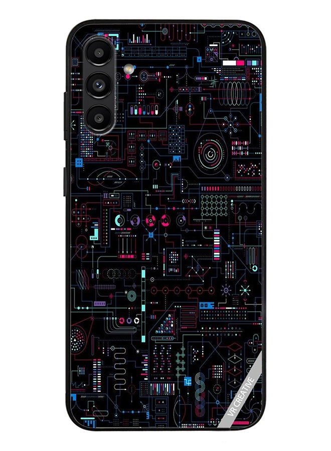 VR CREATIVE Protective Case Cover For Samsung Galaxy A13 5G Circuit Board Design Multicolour - Image 1