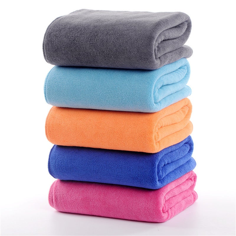 Microfiber bed bath towel soft absorbent large towel beauty salon massage therapy bed sheet summer car cleaning quick-drying - Image 2