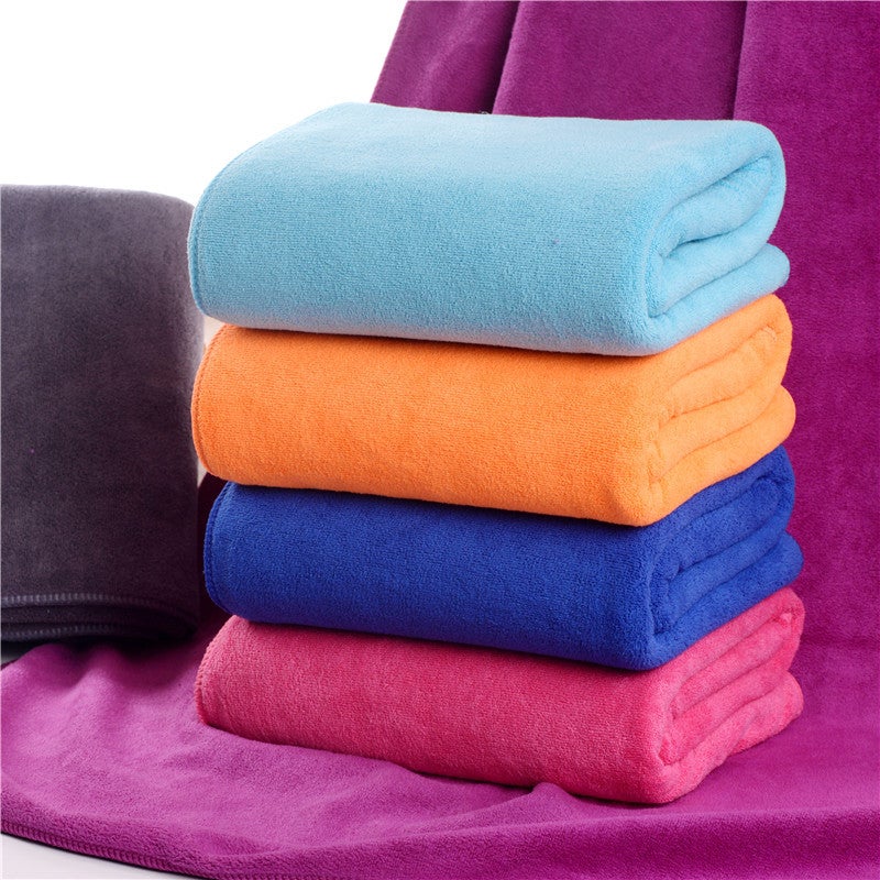 Microfiber bed bath towel soft absorbent large towel beauty salon massage therapy bed sheet summer car cleaning quick-drying - Image 3