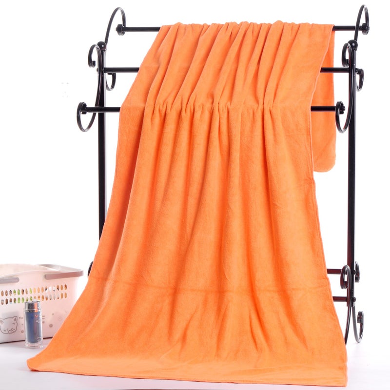 Microfiber bed bath towel soft absorbent large towel beauty salon massage therapy bed sheet summer car cleaning quick-drying - Image 1