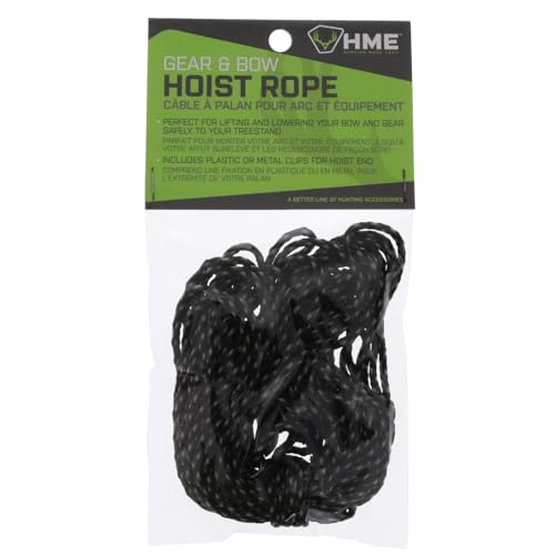HME Gear & Bow Hoist Rope (25FT) - Reliable Sturdy Adjustable Heavy Duty Tri-Color Cord for Lifting Hunting Gear - Image 3