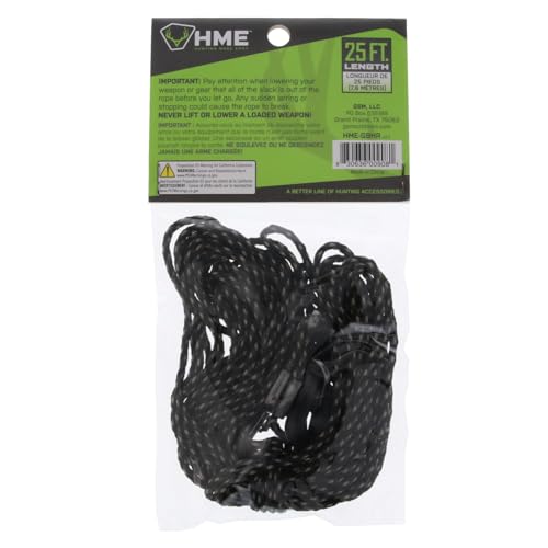 HME Gear & Bow Hoist Rope (25FT) - Reliable Sturdy Adjustable Heavy Duty Tri-Color Cord for Lifting Hunting Gear - Image 4