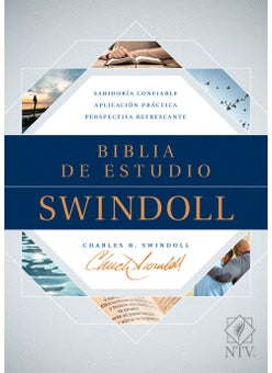 Biblia de estudio Swindoll NTV (Tapa dura, Azul)  - Image 1