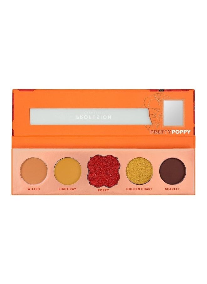 Profusion Cosmetics - Blooming Hues 5 Shade Eyeshadow Palette, Orange - Image 1