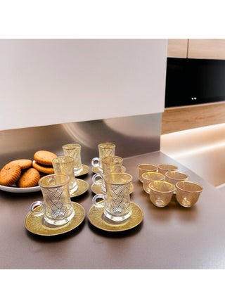 Glass Coffee Set Cups and plates Gold - pzsku/Z3D2A5853A12EA81FD6E0Z/45/_/1735488490/816d4620-eaf2-4ebd-99d0-238976b23adf