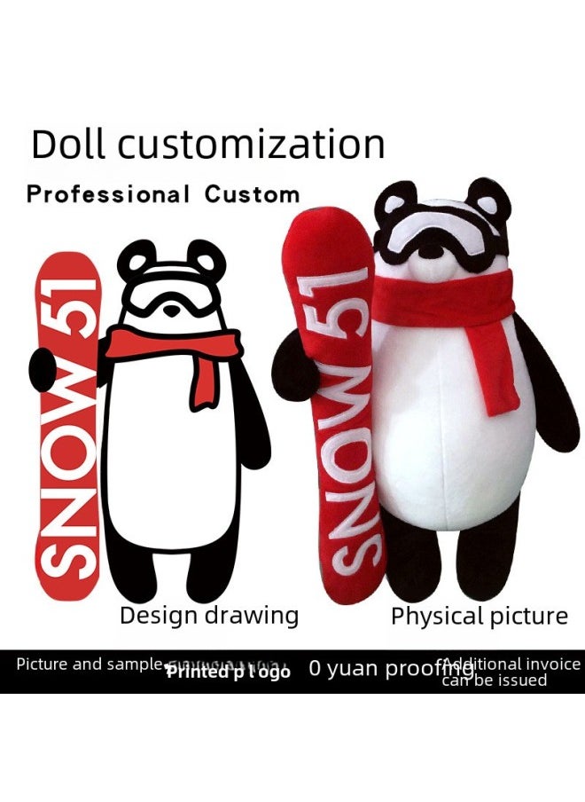 Generic - Plush Toy Doll Customization To Map Customization Enterprise Mascot Customization To Sample Production And Processing Logo Customization-Height:Sample Customization - Image 1