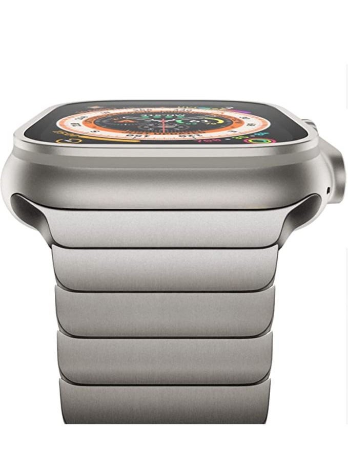 S-Color - Replacement Band For Apple Watch Series 1/2/3/4/5/6/7/8 ultra SE 42/44/45/49 mm Silver - Image 1