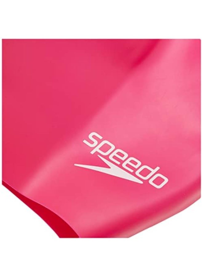 Speedo Women's Long Hair Silicone Swim Caps (Ecstatic) - Image 3