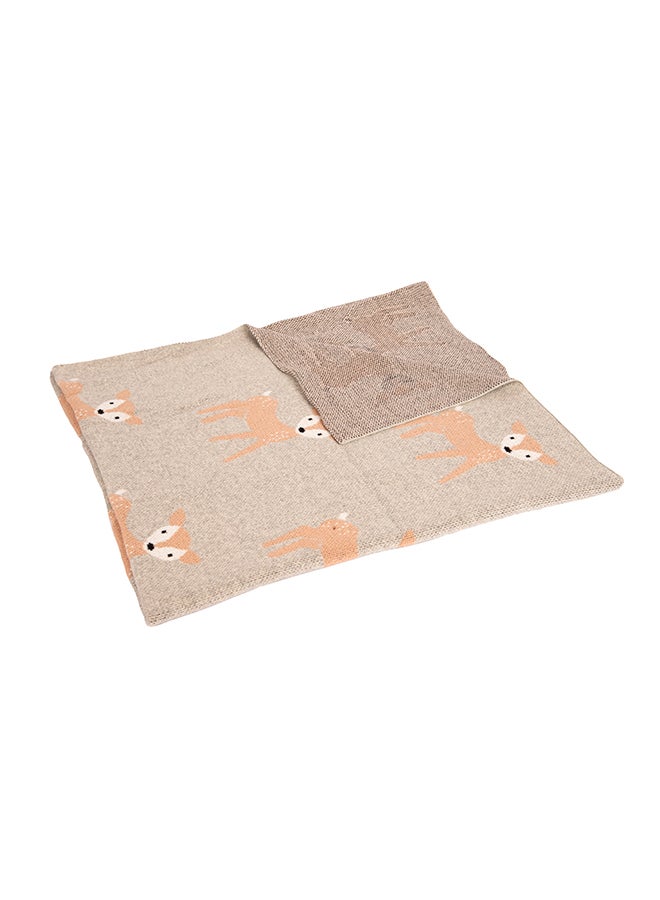 Alina Blanket 100% Cotton Knitted - Image 1